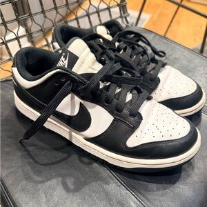 Nike Dunks Black and White Sneakers 8.5